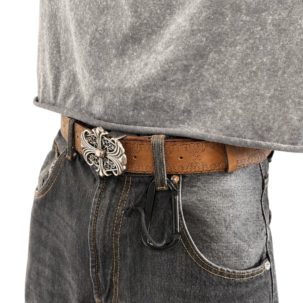 Outlyrs - Brown Filigree Belt
